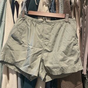 H&M Divided Sage Green Elastic Shorts